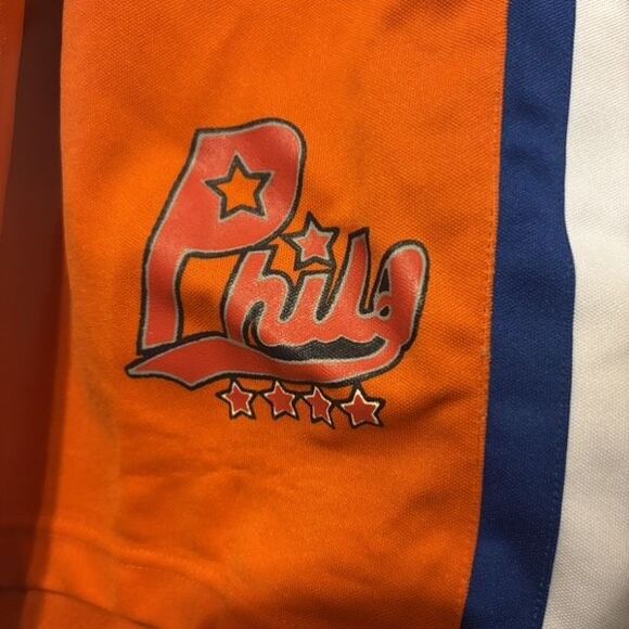 Raw Blue Size XL Orange Snap Sides Basketball Shorts - Picture 5 of 11
